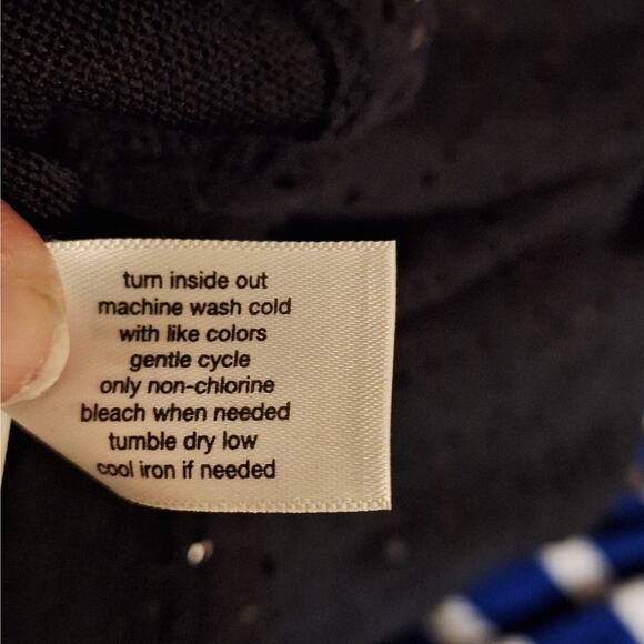 Lane Bryant 4x 26/28 Navy Blue Sparkle Cowl Neck Soft Fleece Sweater NEW! - Picture 7 of 8